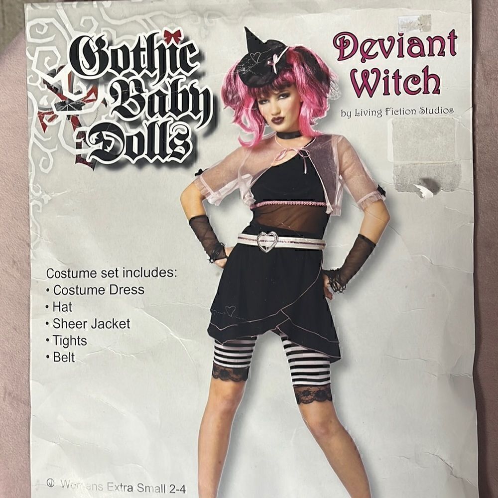 ‎Gothic Baby Dolls Deviant Witch Costume